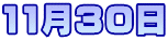 11月30日
