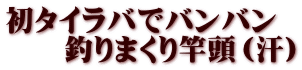 初タイラバでバンバン 　　釣りまくり竿頭（汗）